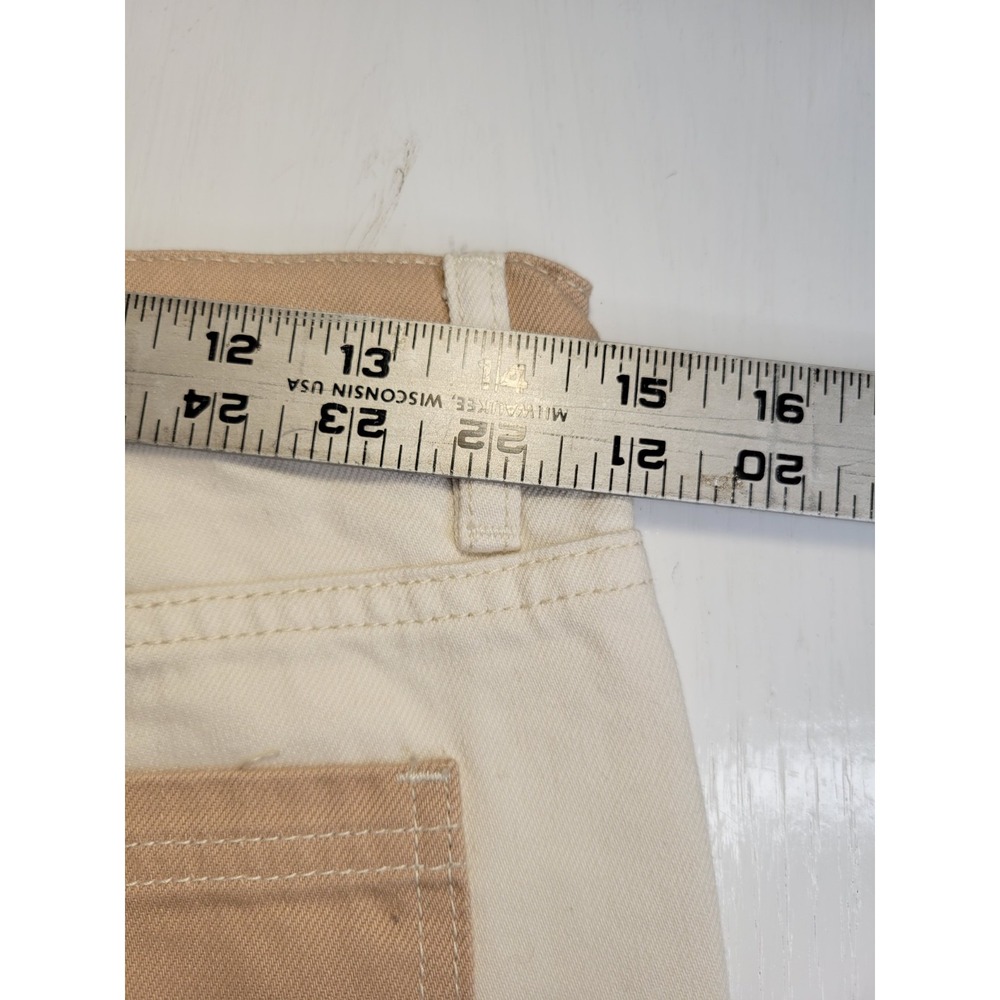 Denim‎ Shorts Kids Sz 14 Adjustable Waist. To Grow, Pockets, Cargo Color Block - Picture 6 of 15
